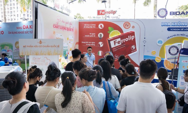 Ferrolip đồng hành cùng KidsPlaza tại Festival Mẹ bầu và Em bé 2025 - 1