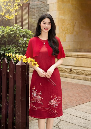 Đầm thêu thiết kế DD4L0970