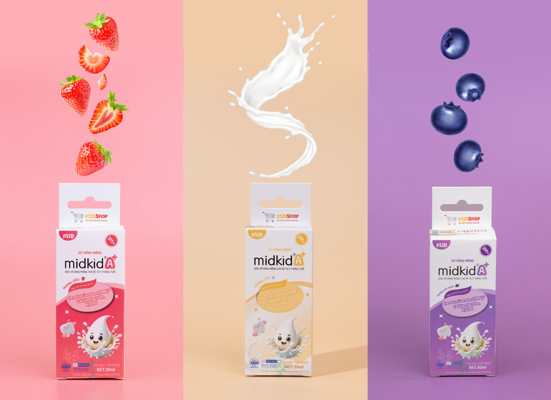 Midkid A+ – Bảo vệ răng từ 3 tháng tuổi