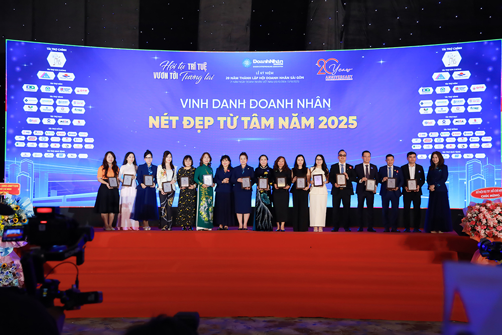 152 doanh nhân được vinh danh trong hạng mục “Nét Đẹp Từ Tâm năm 2025”