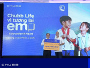 “Chubb Life – Vì Tương Lai Em” san sẻ với trẻ em khó khăn và chịu ảnh hưởng bởi bão lũ