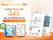 Chuyên gia bỉm đêm Gooby không chứa 545 hợp chất PFAS theo tiêu chuẩn châu Âu