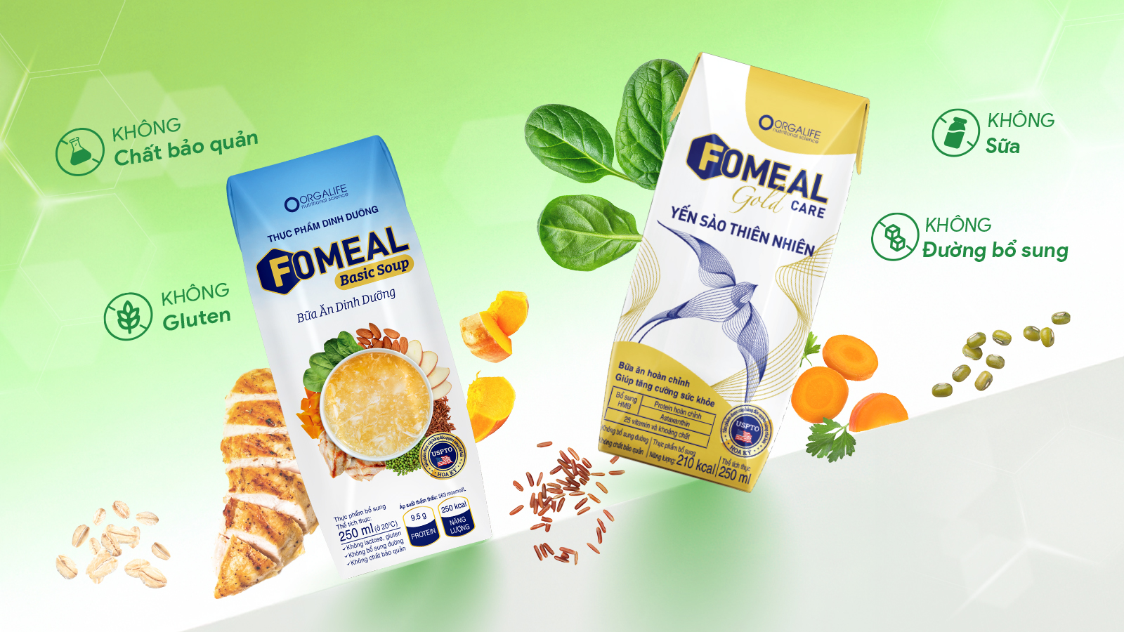 Dòng sản phẩm Fomeal – một bữa ăn dinh dưỡng cho người bận rộn. Nguồn: Orgalife