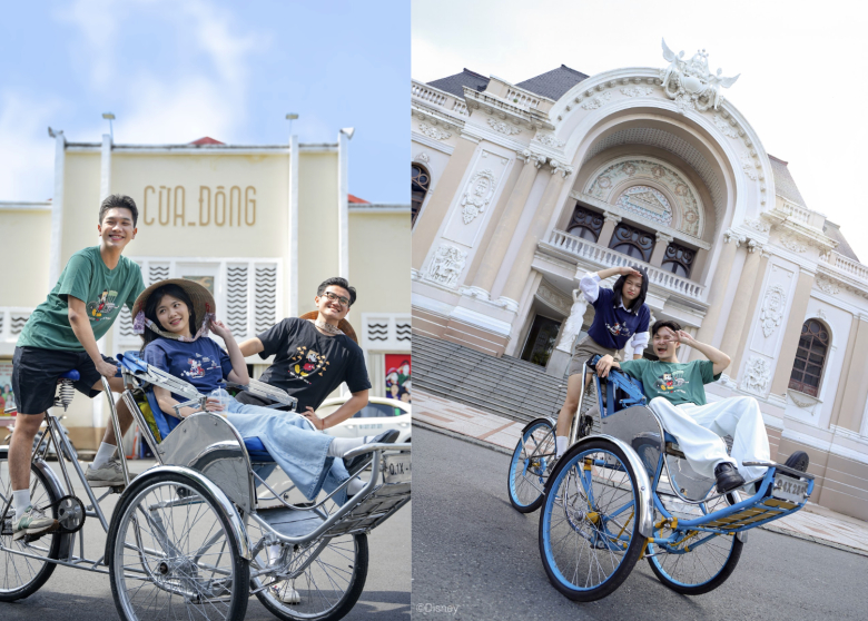 Theo chân hành trình trải nghiệm của Mickey và Minnie, giới trẻ 2 miền khoe bộ hình khám phá những góc phố thân quen - 5