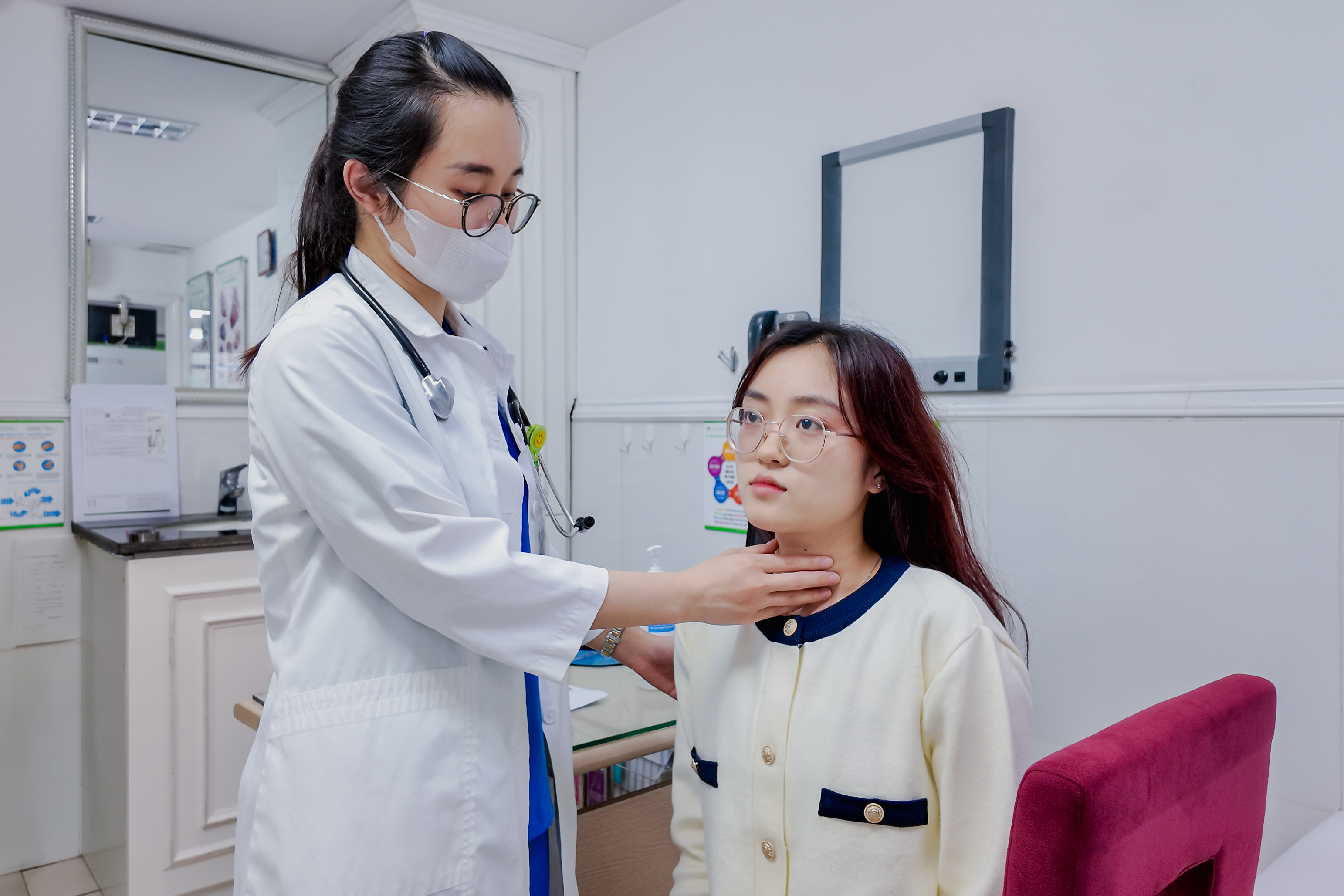 Chị T tái khám sau thời gian điều trị