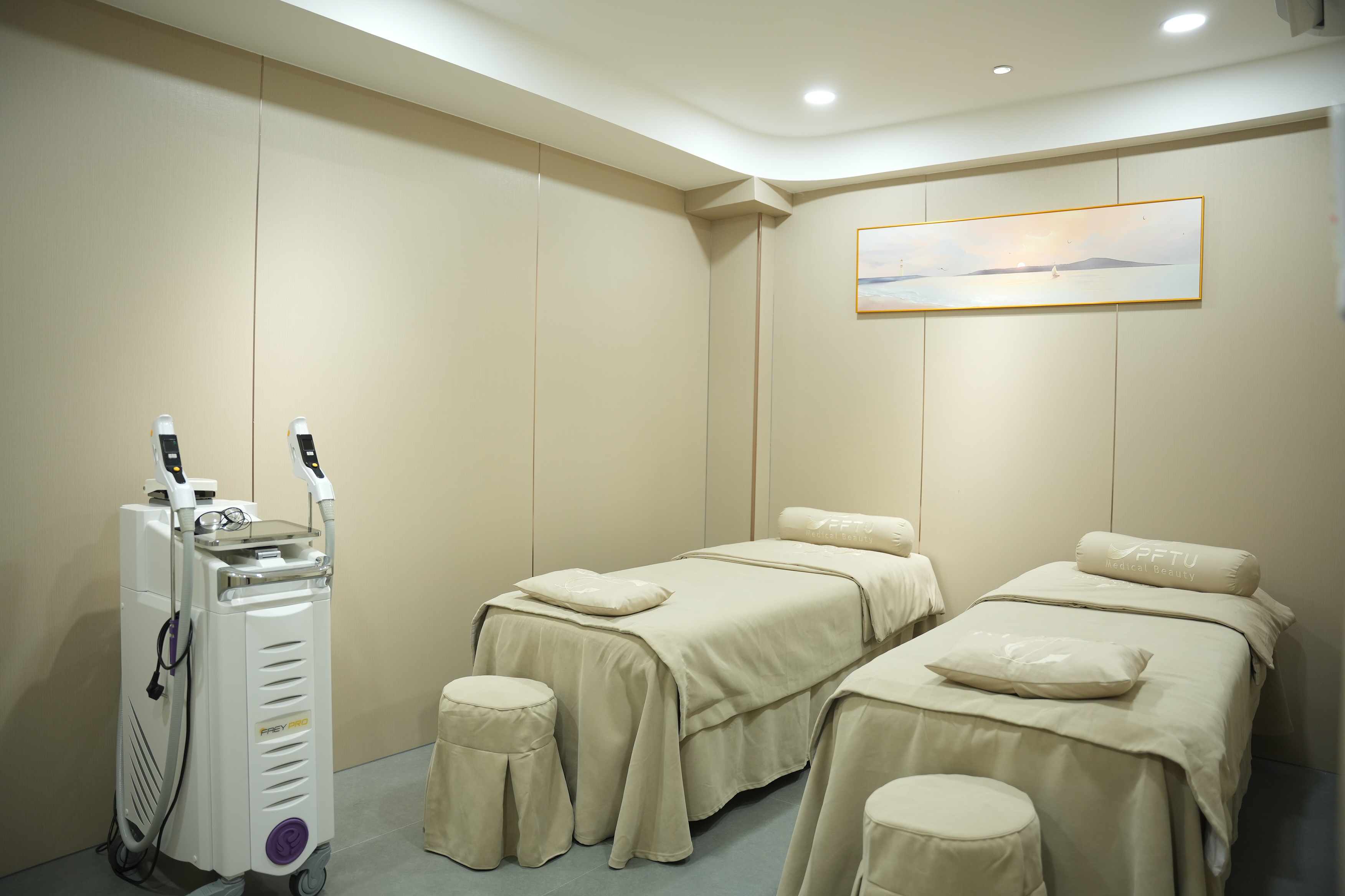 Cơ sở được bố trí hiện đại, kết hợp yếu tố công nghệ và sự thư giãn trong từng chi tiết.