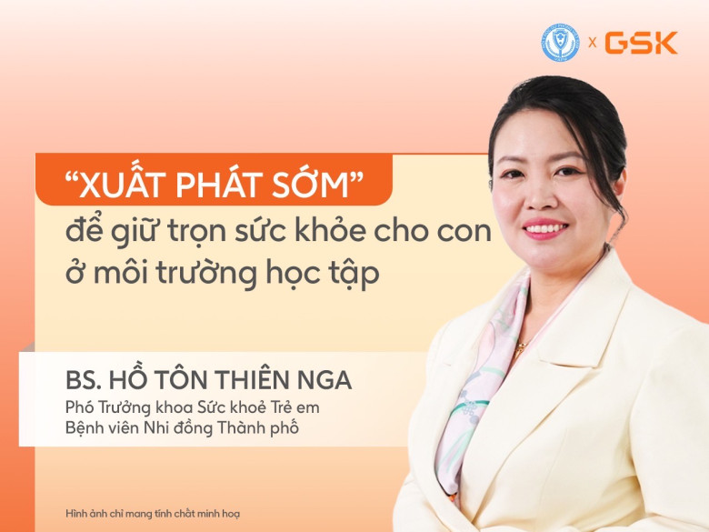 Bác sĩ Hồ Tôn Thiên Nga, Phó Trưởng khoa Sức khoẻ Trẻ em, Bệnh viện Nhi đồng Thành phố