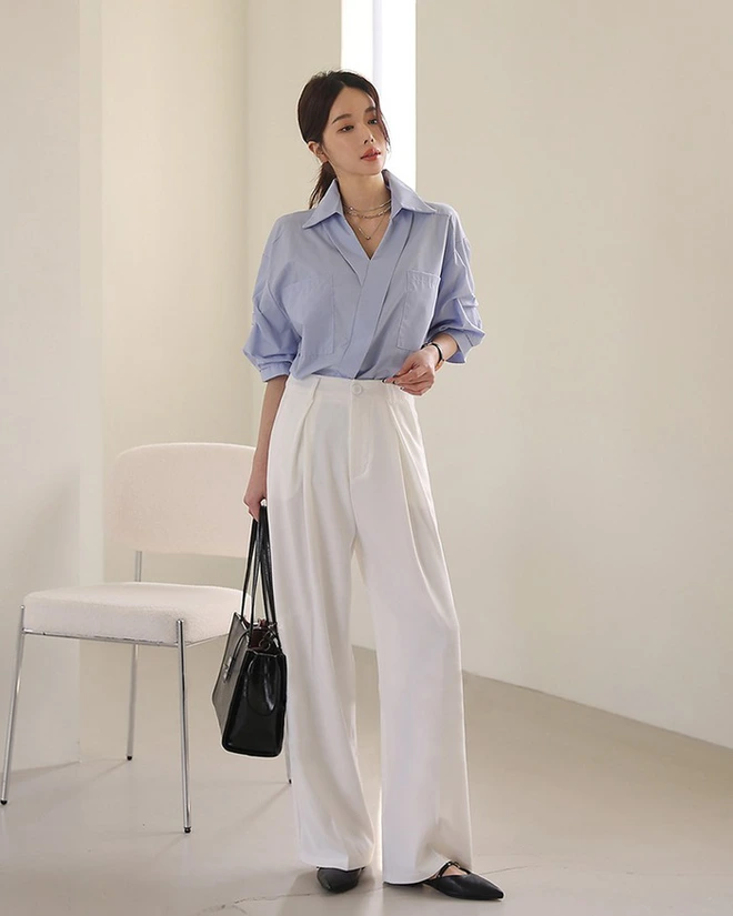 Mùa lạnh đón đầu xu hướng diện quần trắng nhờ 4 công thức này, hội chị em vừa mặc ấm lại trẻ trung hơn tuổi  - 15