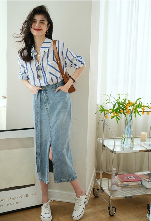 Phụ nữ U35 cứ tự tin diện chân váy: 4 kiểu này vừa tôn dáng lại amp;#34;hack tuổiamp;#34; cực đỉnh - 8