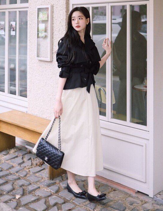 Nhờ công thức 2 quần - 2 váy, tôi mang giày bệt mà dáng vẫn gọn gàng, tổng thể trông cao ráo hơn hẳn - 12