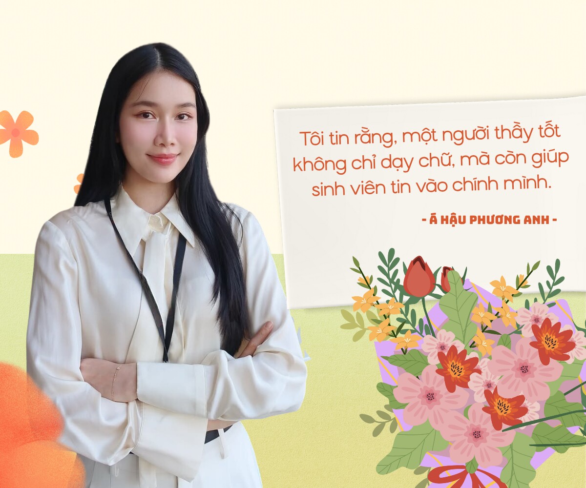 Á hậu Phương Anh: “Chồng là hậu phương vững chắc giúp tôi yên tâm giảng dạy” - 3