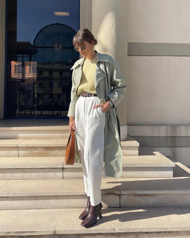 Mùa lạnh đón đầu xu hướng diện quần trắng nhờ 4 công thức này, hội chị em vừa mặc ấm lại trẻ trung hơn tuổi  - 2