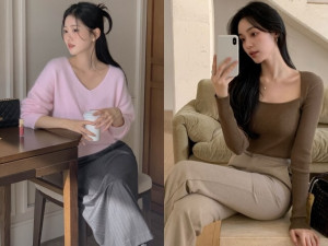 Áo len mỏng mặc sao cho đẹp? Đừng bỏ lỡ 4 công thức phối đồ cực hợp khí trời, lại dễ áp dụng hằng ngày