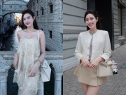 Thời trang - Dâu hào môn Đỗ Thị Hà phối túi Hermes 600 triệu đồng với đủ kiểu đồ