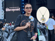 Thời trang - Đàm Thu Trang đeo vòng cổ 300 triệu đồng đi concert G-Dragon