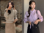 Thời trang - Mùa đông thích mặc chân váy suông, chị em sắm ngay 4 kiểu áo này để phối cùng là đẹp chuẩn chỉnh, tôn dáng khỏi nghĩ