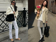 Thời trang - Những kiểu phối đồ tôn dáng với giày bệt