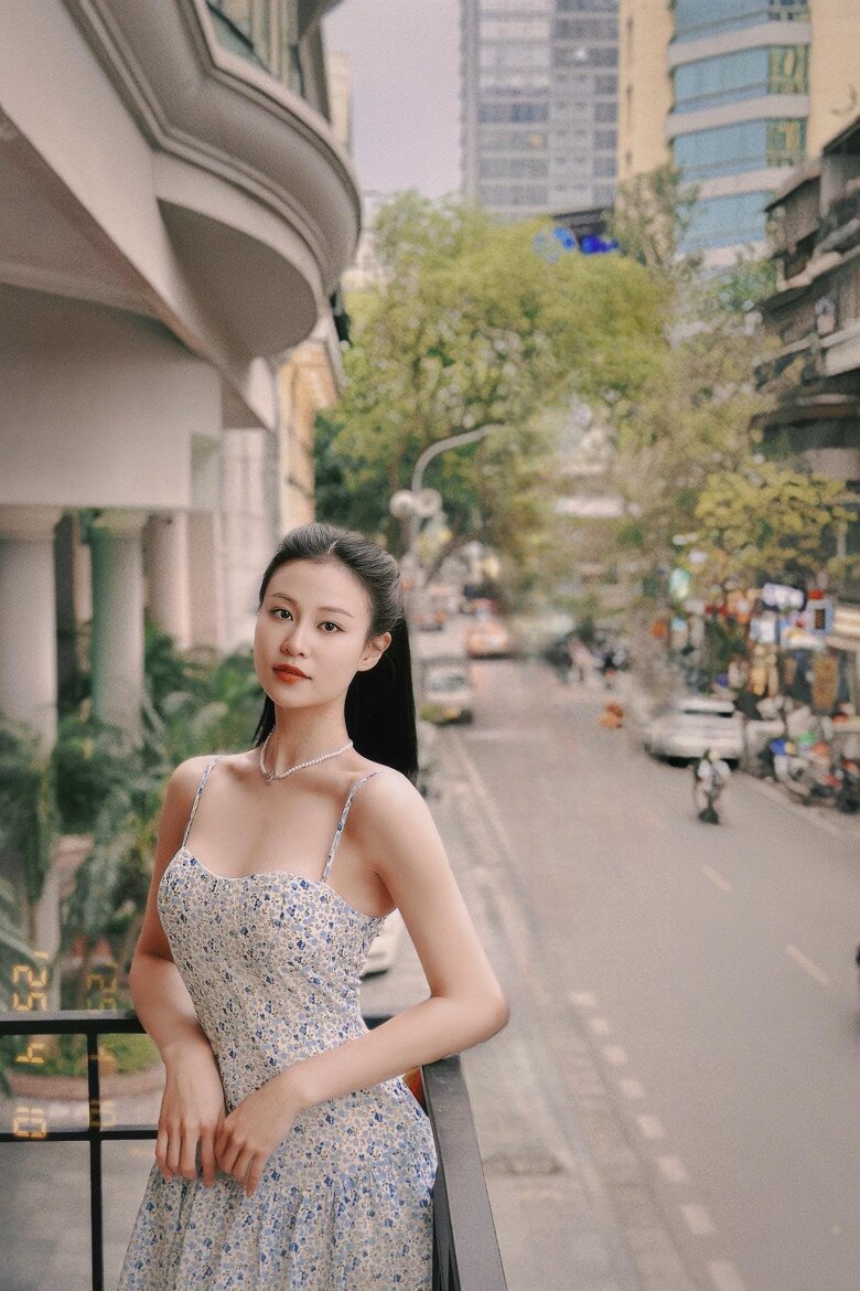 Nhan sắc đời thường xinh đẹp của diễn viên Quỳnh Châu.