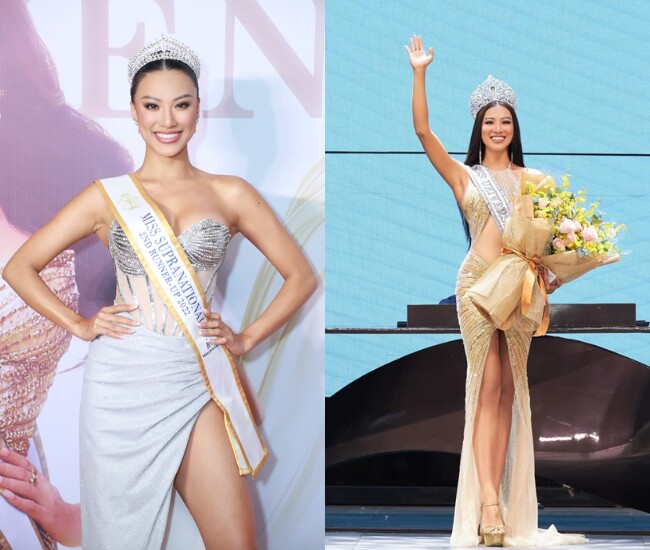 Á hậu Kim Duyên gặt hái được thành tích tốt với top 16 Miss Universe 2021 và ngôi vị Á hậu 2 Miss Supranational 2022.