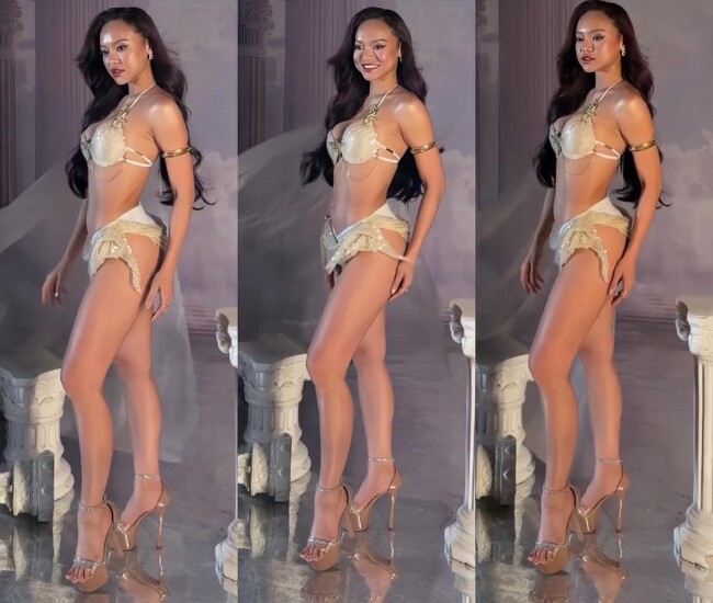 Body đẹp mướt mắt của Mai Ngô khi diện bikini tại Miss Charm 2025.