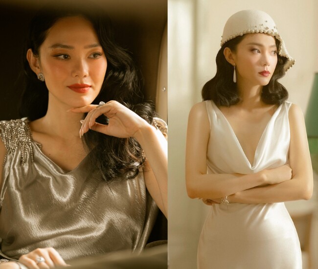 Nhan sắc của Minh Hằng khi đảm nhận vai Ba Trà trong Chị Chị Em Em 2.