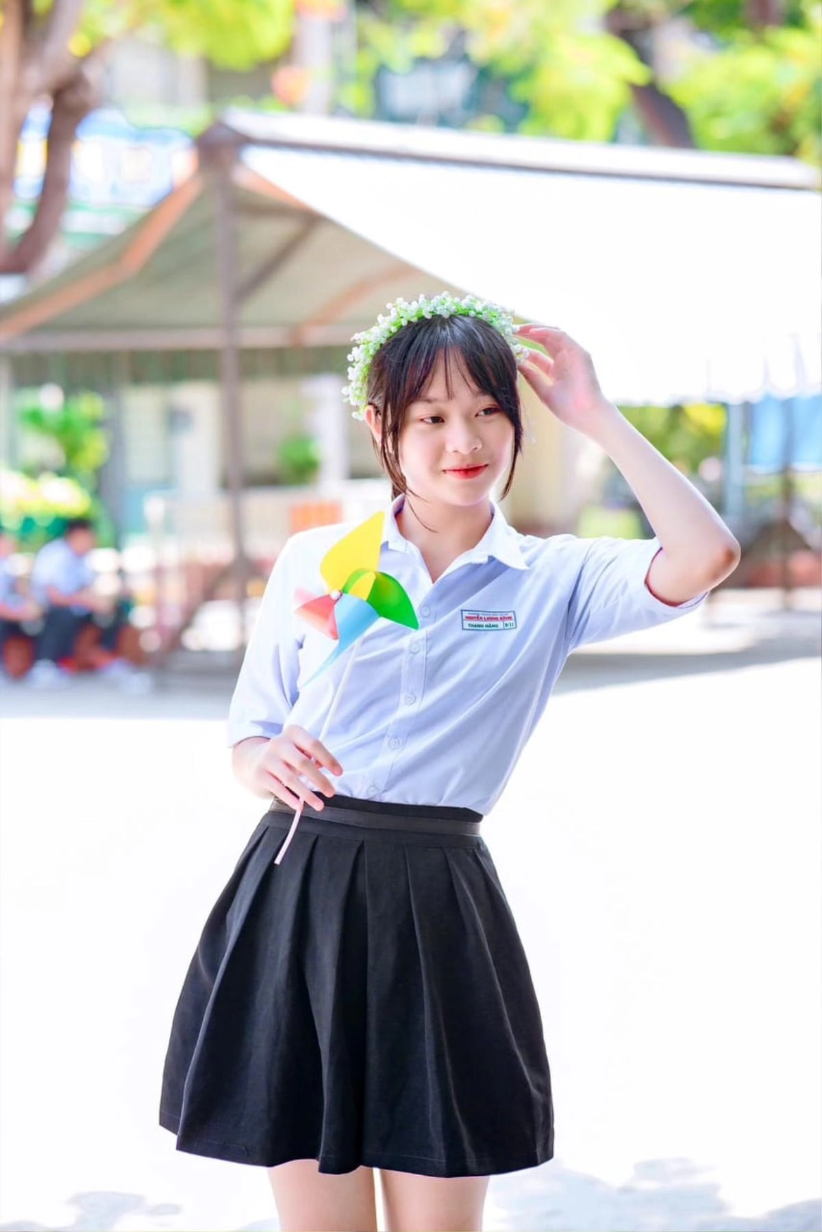 Nhan sắc trong trẻo của em gái Thanh Thủy.