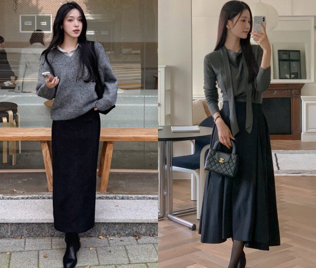 Chân váy suông được nhiều chị em xem là chân ái nhờ phom dáng gọn gàng, dễ che khuyết điểm và không kén vóc dáng. Kiểu váy này dễ phối đồ, mặc quanh năm vẫn hợp, giúp phong cách ổn định mà không cần suy nghĩ nhiều.