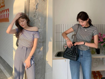 Sọc kẻ bất ngờ được săn đón vào mùa thu, nàng muốn mặc đẹp nhất định phải có 3 món này trong tủ quần áo