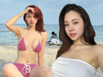 Nữ ca sĩ 1m54 như sinh đôi với Hoa hậu Mai Phương, mê mặc khoét sâu khoe vòng một phồn thực hậu dao kéo