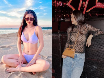 Hot girl lấy thần tượng được tặng túi hiệu theo lô, chăm mặc cắt xẻ khoe núi đôi căng tràn, sống như phú bà trong biệt thự 50 tỷ
