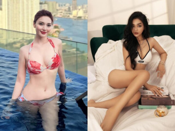 Người tình của Việt Anh nhan sắc xinh như Hoa hậu, chăm mặc áo váy o ép vòng một khiến dân tình đỏ mặt