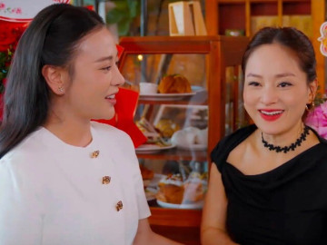 Phương Oanh - Lan Phương mặc đối lập khi đóng chính thất - tiểu tam