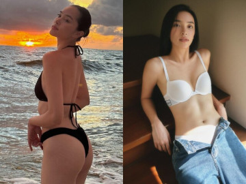 Em dâu hụt của Tăng Thanh Hà thi Hoa hậu hai lần đều trắng tay, tuổi 27 mặc mỏng tang khoe ba vòng căng đét