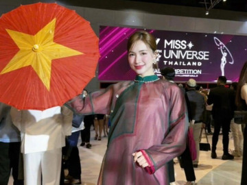 Hòa Minzy diện chiếc áo dài thị phi giá 6 triệu đồng