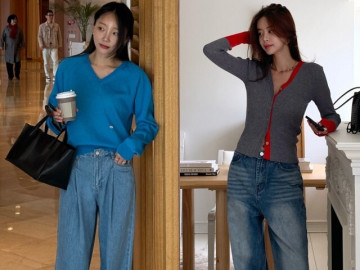 Áo len cứ phối với 2 kiểu quần này là đẹp bất bại, diện đi đâu cũng chuẩn không phải bàn