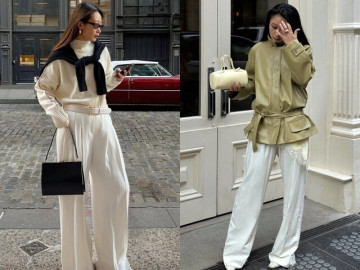 10 kiểu phối đồ đi làm theo phong cách "giàu ngầm"