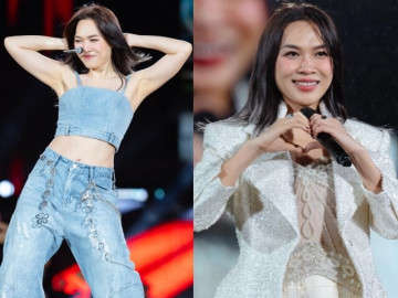 Đẹp - Mỹ Tâm diện đồ xuyên thấu, khoe vẻ sexy trong concert