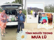 Ấm lòng tình người trong mưa lũ: Những suất cơm miễn phí ở Hội An, gia đình băng rừng, lội suối cứu trợ bà con