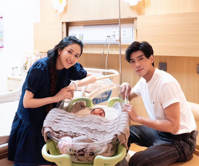 Gia đình nhỏ của diễn viên Phương Hằng.