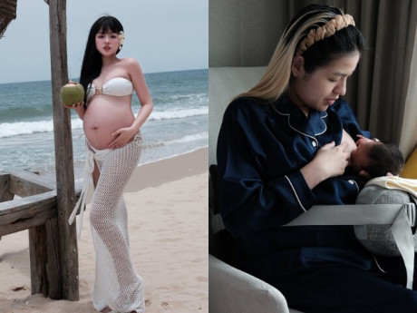 Yêu con - "Hot girl trứng rán" sinh con cho chồng đại gia được tặng sổ đỏ, cảnh cho con bú ai nhìn cũng thấy thương