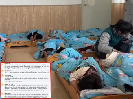 Cõi mạng tranh cãi đoạn video giáo viên quay giờ ngủ trưa ở trường mẫu giáo, bé trai có hành vi gây sốc