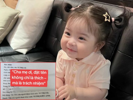Yêu con - Mẹ Lạng Sơn đặt tên con gái là Vi Thị Cò, nhân viên tư pháp khéo sửa thành cái tên vừa lạ vừa hay