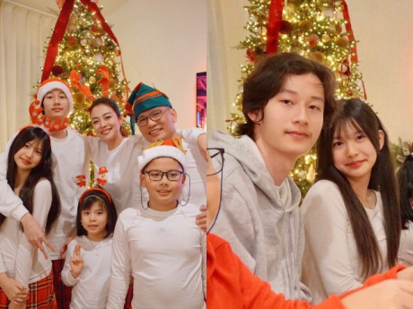 Yêu con - Jennifer Phạm khoe loạt ảnh bên gia đình, ngoại hình con riêng và con gái quốc tịch Mỹ dậy thì khác hẳn