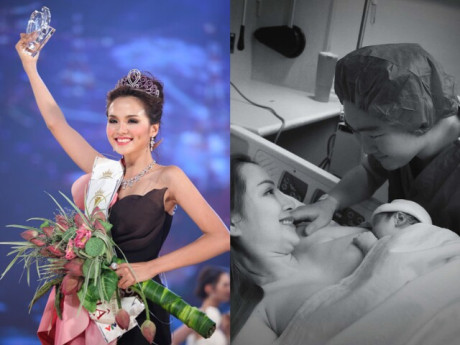 Yêu con - Hoa hậu Diễm Hương sinh con cho chồng thứ 3 ở Canada, đặt tên tiếng Việt cho quý tử rất kêu, hiếm người trùng