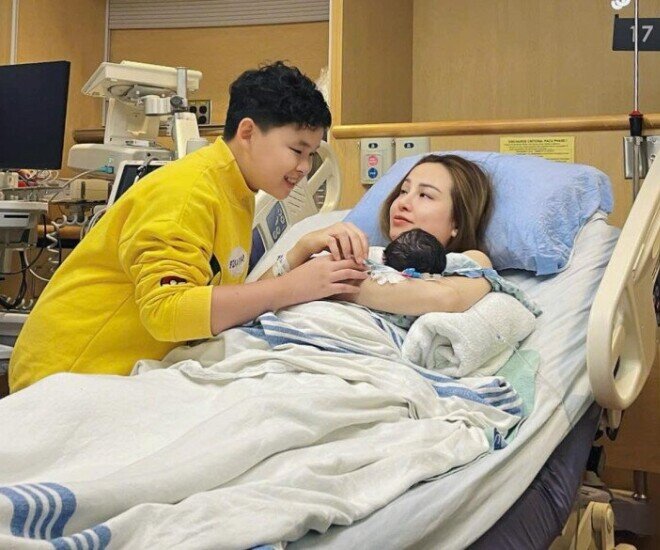 Hoa hậu Diễm Hương sinh con cho chồng thứ 3 ở Canada, đặt tên tiếng Việt cho quý tử rất kêu, hiếm người trùng - 1