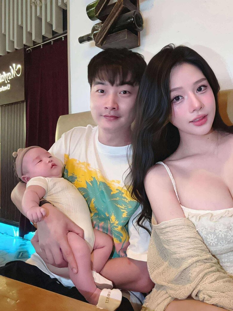 Hotgirl Hà Nội đẹp nõn nà sau sinh con cho nam diễn viên giờ vàng VTV, mẹ chồng chăm cháu để con dâu ngủ đến 12h trưa - 7