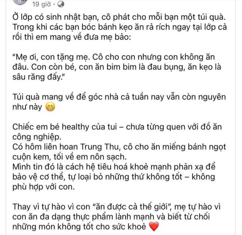 Cô gửi quà sinh nhật cho con, mẹ chụp ảnh đăng lên mạng chê đồ công nghiệp, amp;#34;có lần nôn sạchamp;#34; - 2