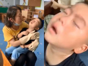 Yêu con - Bé trai 5 tuổi khóc ngất ở trường, nguyên nhân từ bức tranh cô giáo vẽ