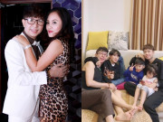 Có 4 con với Hoa khôi, nam ca sĩ nổi tiếng họ Đinh đặt tên 2 con gái giống nhau, 2 con trai y hệt