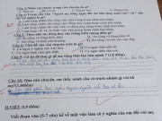 Yêu con - Bài kiểm tra tiếng Việt của học sinh tiểu học khiến giáo viên không thể cho điểm, 4 chữ viết về mẹ đầy xót xa